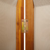 Parawan 4-panelowy, taupe, 280x180 cm