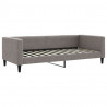 Sofa rozsuwana z materacami, kolor taupe, 90x200 cm, tkanina