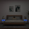 Ścienne szafki TV z LED, 2 szt., białe, 40x30x40 cm