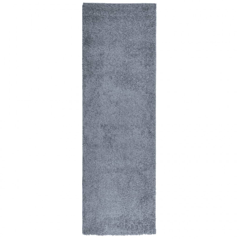 Dywan z długim włosiem PAMPLONA, niebieski, 80x250 cm
