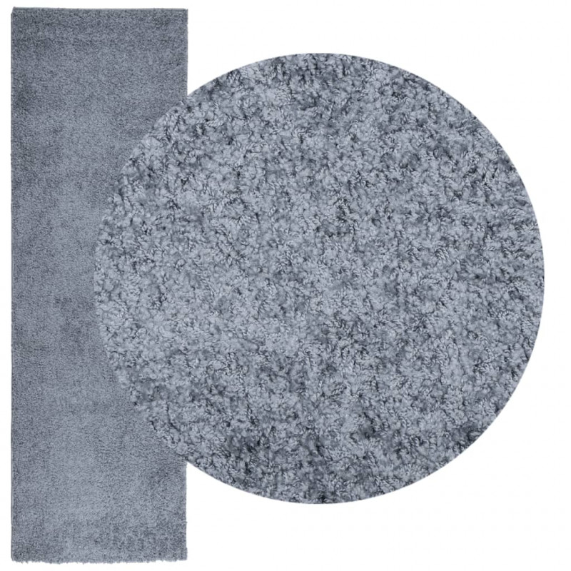 Dywan z długim włosiem PAMPLONA, niebieski, 80x250 cm