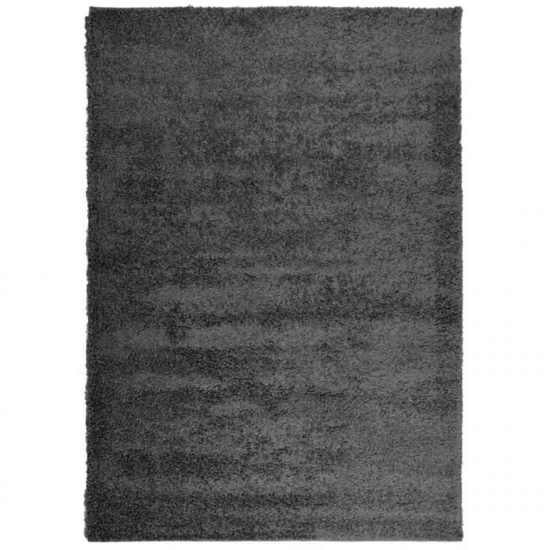 Dywan z długim włosiem PAMPLONA, antracytowy, 140x200 cm