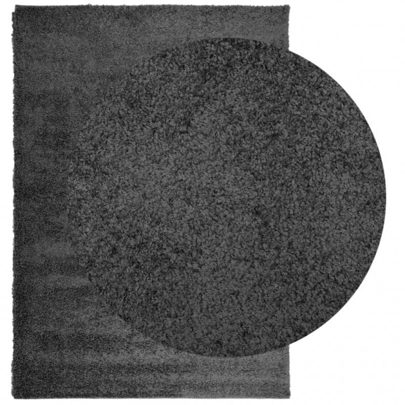 Dywan z długim włosiem PAMPLONA, antracytowy, 160x230 cm