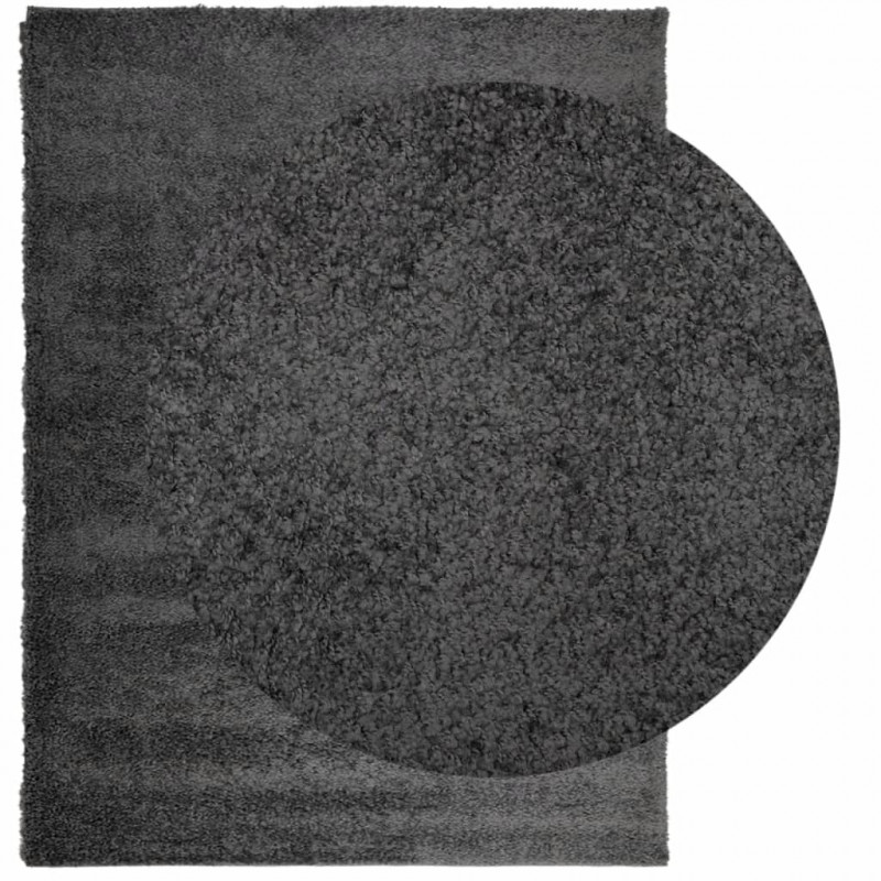 Dywan z długim włosiem PAMPLONA, antracytowy, 300x400 cm