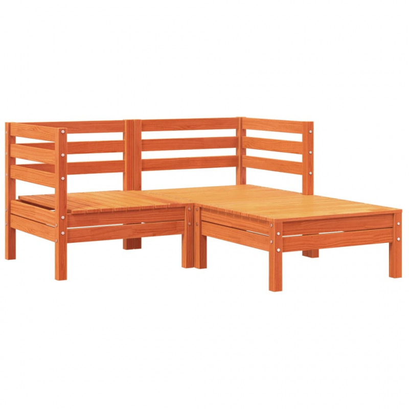 Sofa ogrodowa z poduszkami i podnóżkiem, 2-osobowa