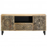 Szafka pod telewizor, 105x33x46 cm, lite drewno mango