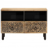 Szafka pod telewizor, 70x33x46 cm, lite drewno mango