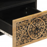 Szafka pod telewizor, 70x33x46 cm, lite drewno mango