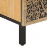Szafka pod telewizor, 70x33x46 cm, lite drewno mango