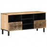 Szafka pod telewizor, 100x33x46 cm, lite drewno mango