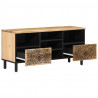 Szafka pod telewizor, 100x33x46 cm, lite drewno mango