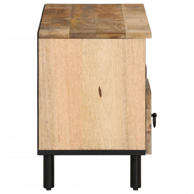 Szafka pod telewizor, 100x33x46 cm, lite drewno mango