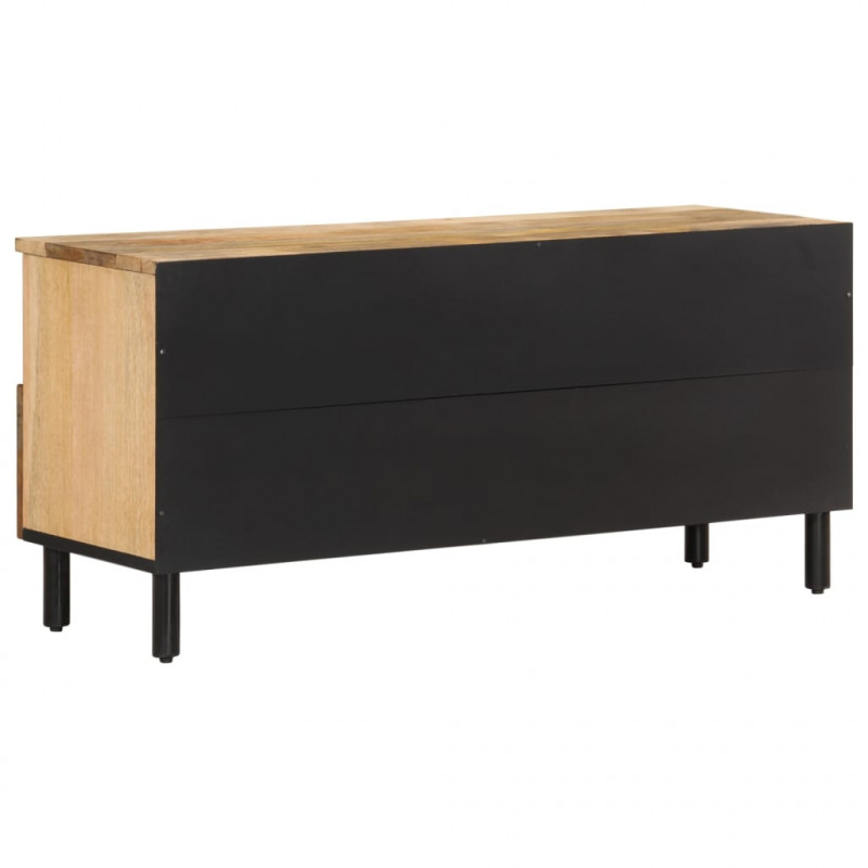 Szafka pod telewizor, 100x33x46 cm, lite drewno mango