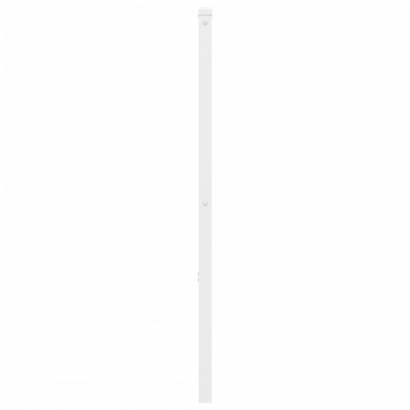 Metalowe wezgłowie, białe, 140 cm