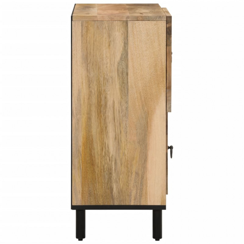 Szafka, 80x33x75 cm, lite drewno mango