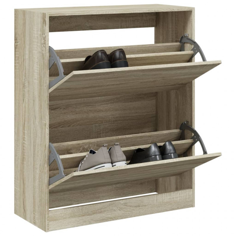 Szafka na buty, dąb sonoma, 80x34x96,5 cm
