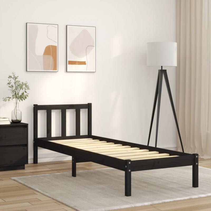 Stelaż do łóżka, 70x200 cm, lite drewno sosnowe