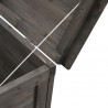 Skrzynia ogrodowa, antracytowa, 99x49,5x58,5 cm, drewno jodłowe