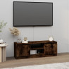 Szafka pod TV, z drzwiczkami, przydymiony dąb, 102x30x36 cm
