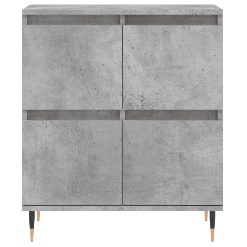 Komoda, szarość betonu, 60x35x70 cm, materiał drewnopochodny