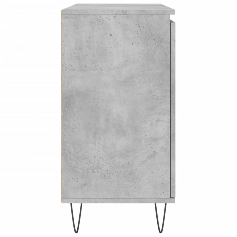 Szafka, szarość betonu, 104x35x70 cm, materiał drewnopochodny