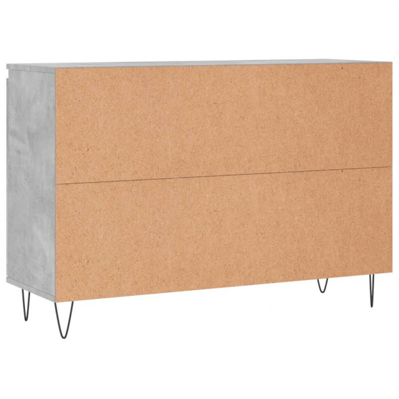 Szafka, szarość betonu, 104x35x70 cm, materiał drewnopochodny
