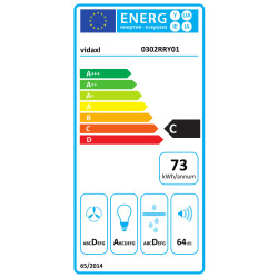 Okap kuchenny z dotykowym wyświetlaczem LCD i LED, 756 m³/h