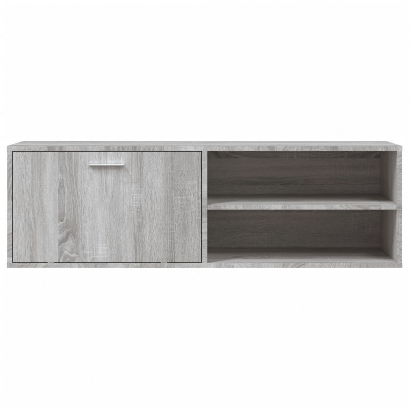 Szafka pod TV, szary dąb sonoma, 120x34x37 cm
