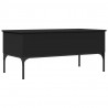 Stolik kawowy, czarny 100x50x45 cm