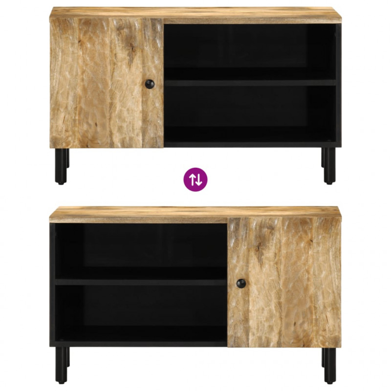 Szafka pod telewizor, 80x31x46 cm, lite drewno mango