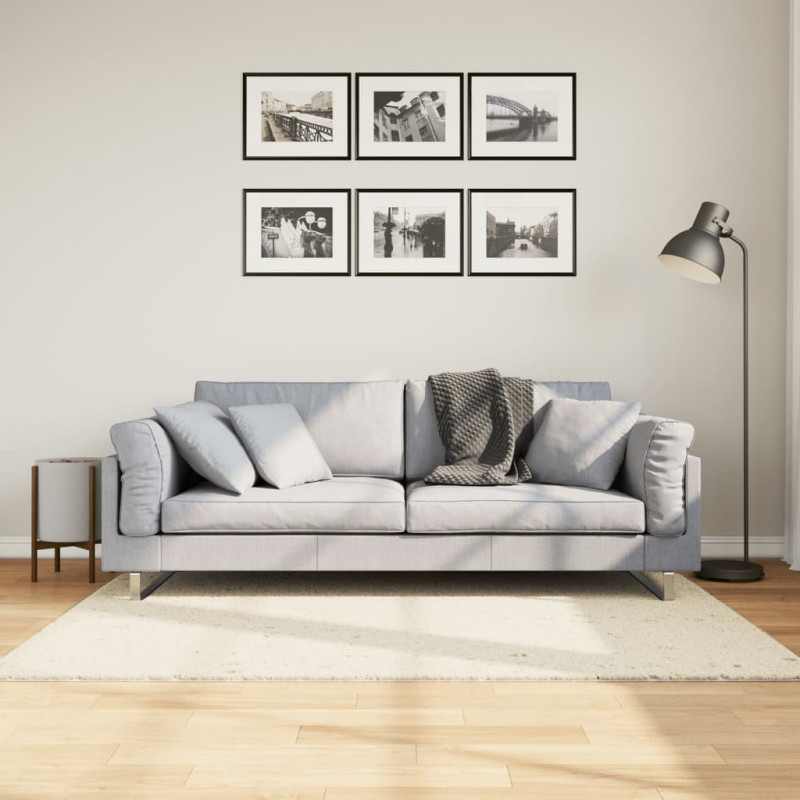 Dywan z długim włosiem PAMPLONA, kremowy, 120x170 cm
