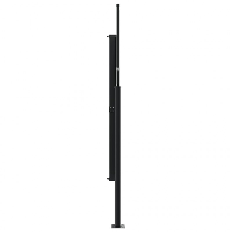 Zwijana markiza boczna, niebieska, 160 x 600 cm