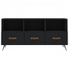 Szafka pod TV, czarna, 102x36x50 cm, materiał drewnopochodny