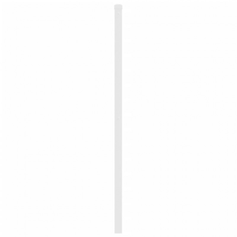 Metalowe wezgłowie, białe, 135 cm