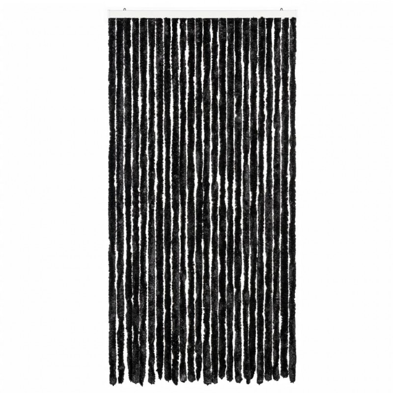 Zasłona przeciwko owadom, antracytowa, 100x200 cm, szenil