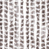 Zasłona przeciwko owadom, taupe i biel, 100x200 cm, szenil