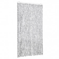 Zasłona przeciwko owadom, jasnoszaro-ciemnoszara, 100x200 cm