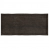 Blat ciemnobrązowy 140x60x(2-6) cm drewno z naturalną krawędzią