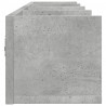 Szafki wiszące, 2 szt., szarość betonu, 99x18x16,5 cm
