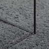Dywan OVIEDO z krótkim włosiem, antracytowy, Ø 80 cm