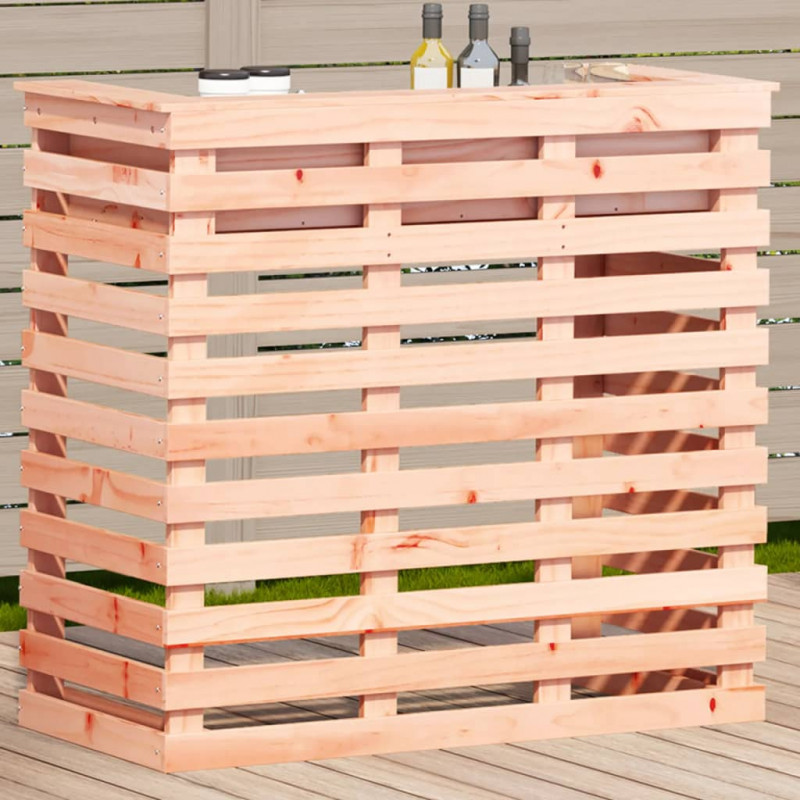 Stolik barowy do ogrodu, 113,5x50x103cm, lite drewno daglezjowe
