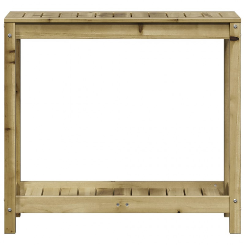 Stolik ogrodniczy z półką, 82,5x35x75 cm, impregnowana sosna