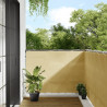 Parawan balkonowy, piaskowy, 120x800 cm, 100% poliester Oxford