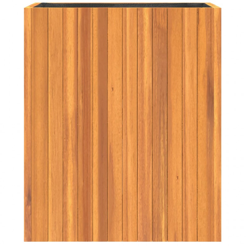 Donica ogrodowa, 59x27,5x70 cm, lite drewno akacjowe