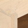 Szafka pod TV, 110x30x40 cm, lite drewno mango i żelazo