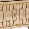 Szafki nocne, 2 szt., 40x33x46 cm, lite drewno mango