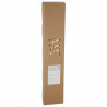 H&S Collection Kurtyna na drzwi, 90x200 cm, sorgo, naturalna