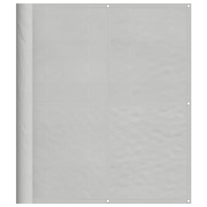 Parawan balkonowy, jasnoszary, 120x500cm, 100% poliester Oxford