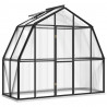 Szklarnia z ramą podstawy, antracytowa, 3,3 m², aluminium