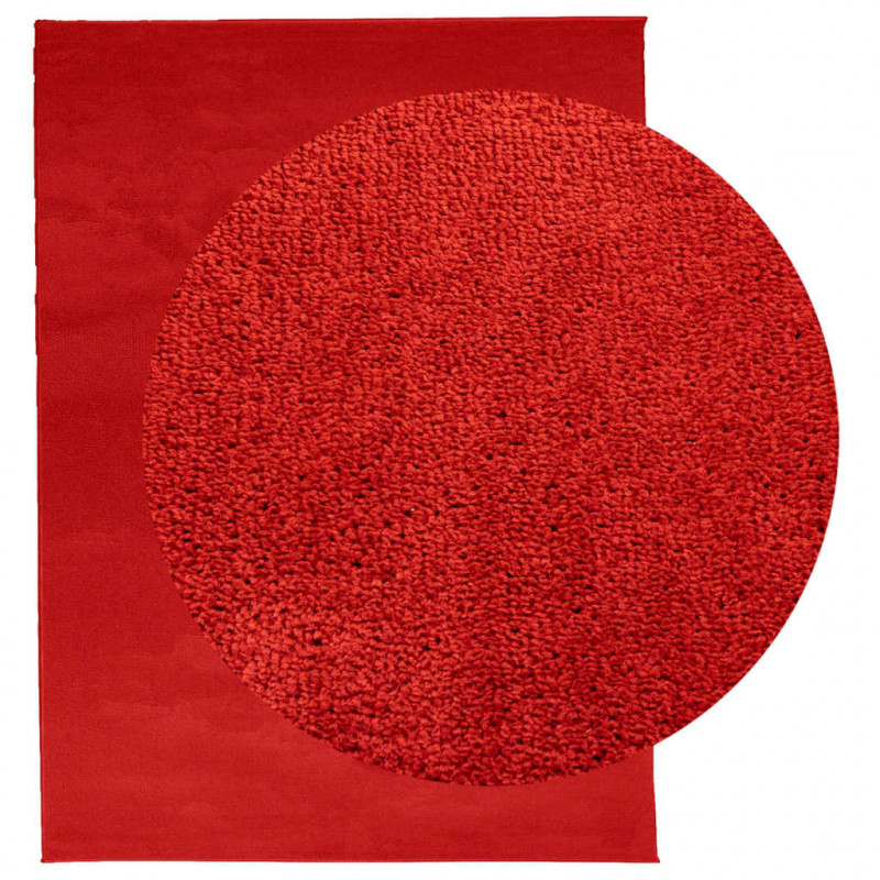 Dywan OVIEDO z krótkim włosiem, czerwony, 240x340 cm
